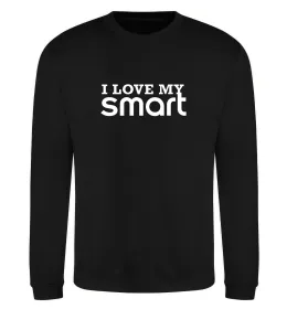Світшот Love my Smart Чорний фото
