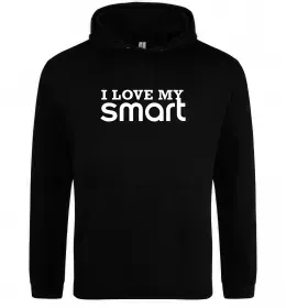 Женская толстовка (худи) I <3 Smart Белый фото Женская толстовка (худи) I <3 Smart Белый фото