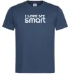 Мужская футболка Love my Smart Темно-синий фото