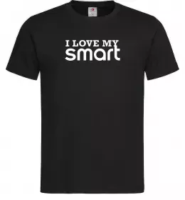 Мужская футболка Love my Smart Черный фото