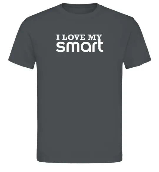Мужская футболка Love my Smart Графит фото