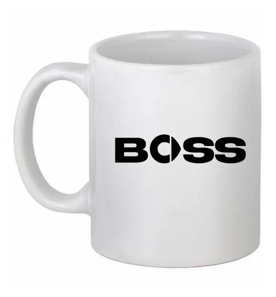 Чашка керамическая Smart Boss Белый фото