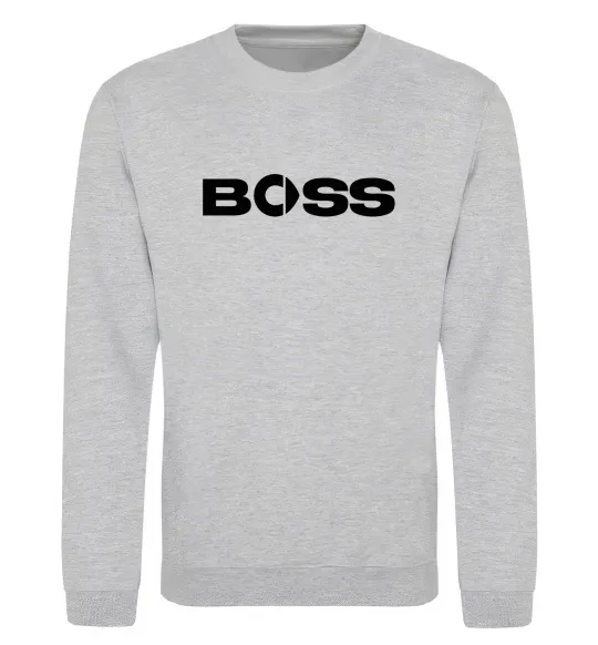 Свитшот Smart Boss Серый меланж фото