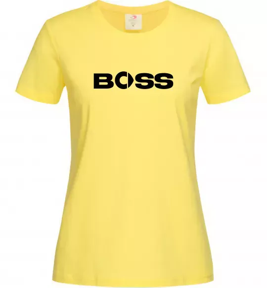 Жіноча футболка Smart Boss Лимонний фото
