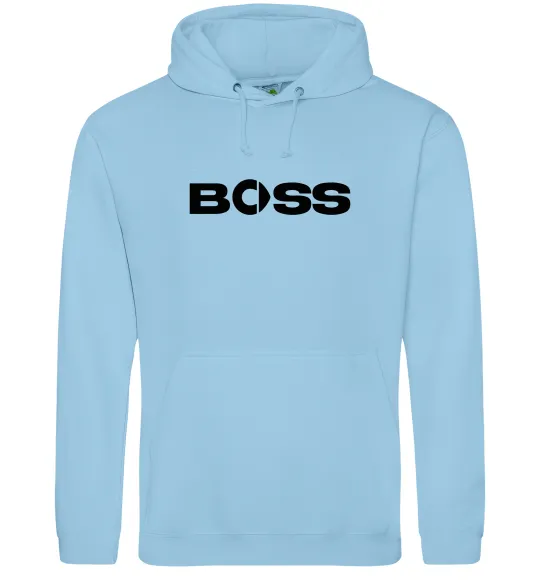 Чоловіча толстовка (худі) Smart Boss Блакитний фото