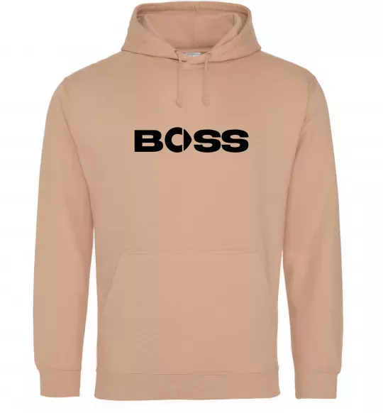 Женская толстовка (худи) Smart Boss Песочный фото