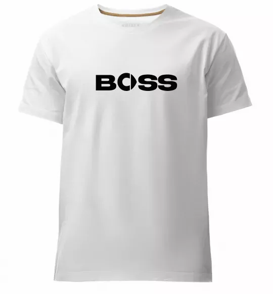 Чоловіча преміум футболка Smart Boss Білий фото