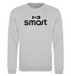 Свитшот I <3 Smart Серый меланж фото