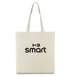 Еко-сумка I <3 Smart Бежевий фото