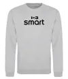 Свитшот I <3 Smart Серый меланж фото