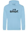 Чоловіча толстовка (худі) I <3 Smart Блакитний фото