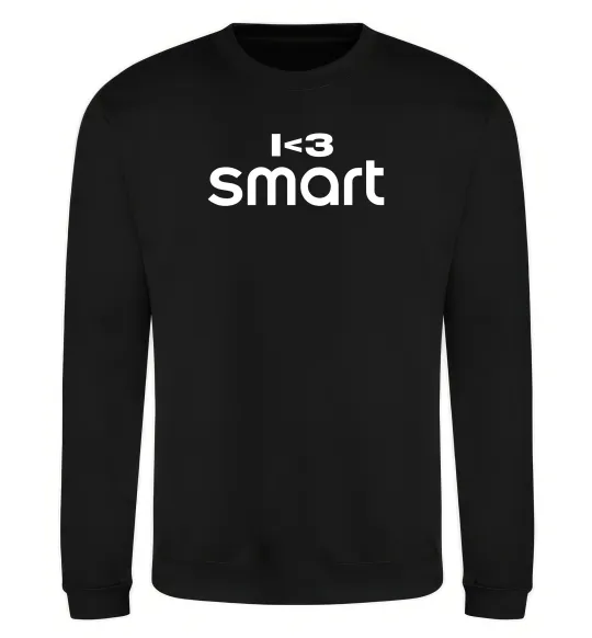 Свитшот I <3 Smart Черный фото