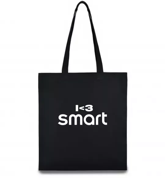 Еко-сумка I <3 Smart Чорний фото