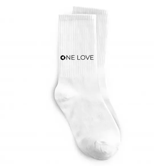 Шкарпетки Smart one love Білий фото