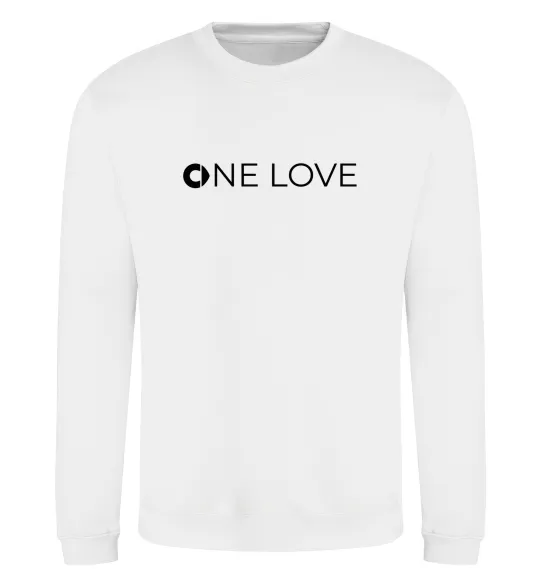 Світшот Smart one love Білий фото