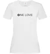 Жіноча футболка Smart one love Білий фото