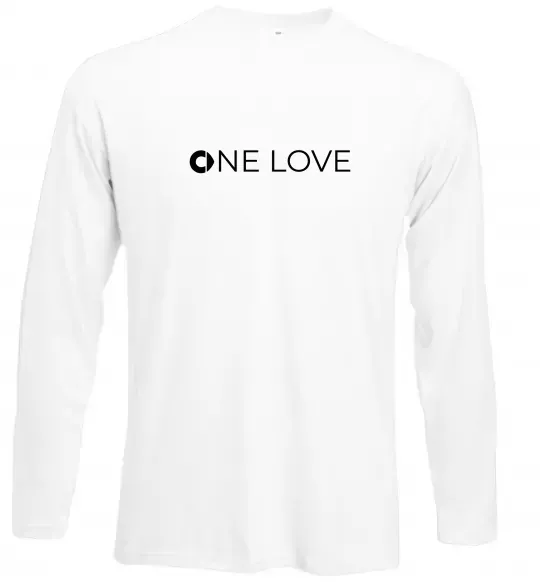 Лонгслів Smart one love Білий фото