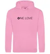 Мужская толстовка (худи) Smart one love Розовый фото