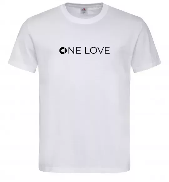 Чоловіча футболка Smart one love Білий фото