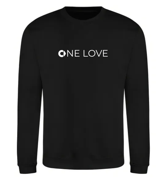 Світшот Smart one love Чорний фото