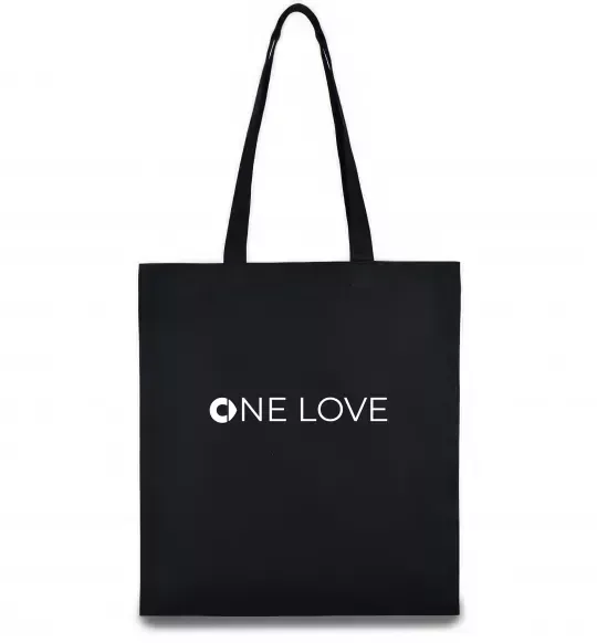 Эко-сумка Smart one love Черный фото