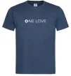 Чоловіча футболка Smart one love Темно-синій фото