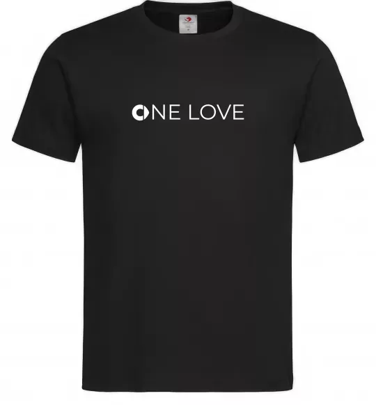 Чоловіча футболка Smart one love Чорний фото