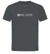 Чоловіча футболка Smart one love Графіт фото