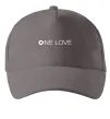 Кепка Smart one love Сірий фото
