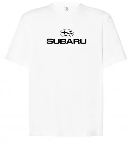 Футболка Оверсайз Subaru Белый фото