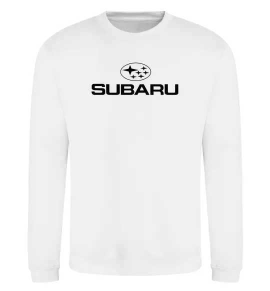 Свитшот Subaru Белый фото