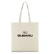 Эко-сумка Subaru Бежевый фото