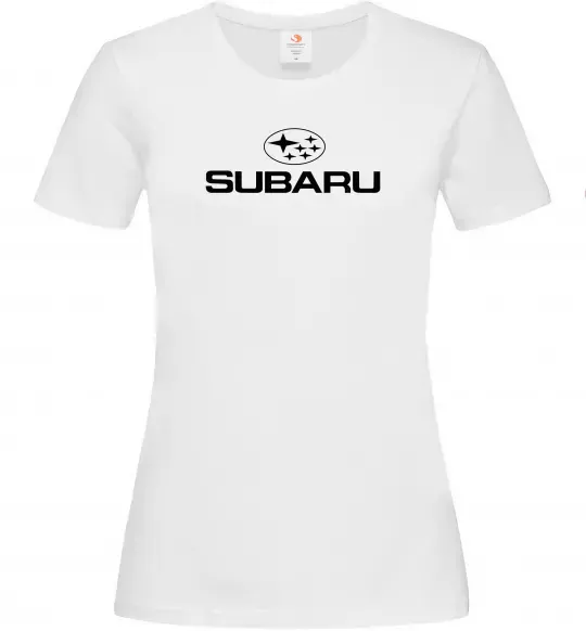 Женская футболка Subaru Белый фото