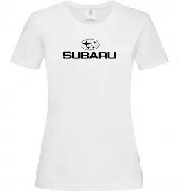 Женская футболка Subaru Белый фото