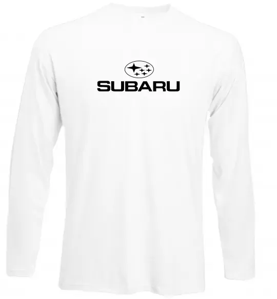 Лонгслів Subaru Білий фото