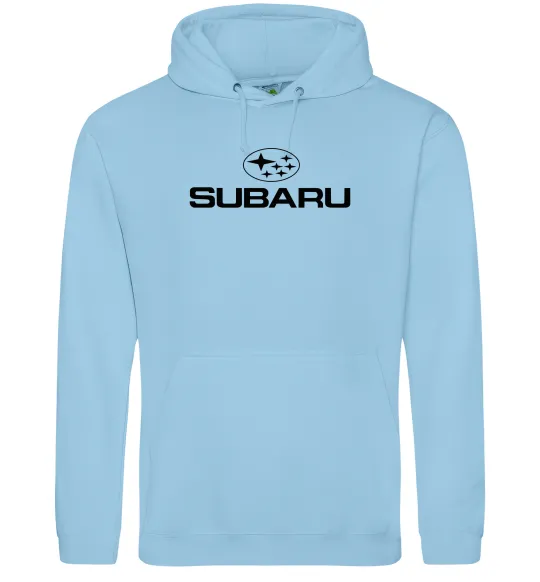 Женская толстовка (худи) Subaru Голубой фото