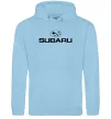 Женская толстовка (худи) Subaru Голубой фото