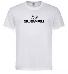 Мужская футболка Subaru Белый фото
