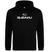 Мужская толстовка (худи) Subaru Черный фото