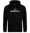 Женская толстовка (худи) Subaru Черный фото