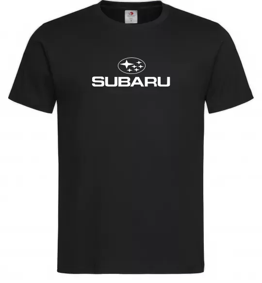Мужская футболка Subaru Черный фото