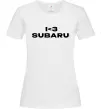 Женская футболка I <3 Subaru Белый Женская футболка I <3 Subaru Белый фото