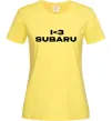 Женская футболка I <3 Subaru Лимонный Женская футболка I <3 Subaru Лимонный фото