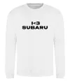 Свитшот I <3 Subaru Белый фото