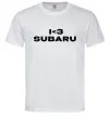 Чоловіча футболка I <3 Subaru Білий фото