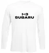 Лонгслів I <3 Subaru Білий фото