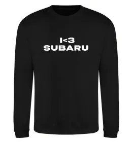 Свитшот I Love Subaru Серый меланж фото