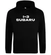 Женская толстовка (худи) I <3 Subaru Черный фото