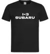 Чоловіча футболка I <3 Subaru Чорний фото