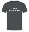 Чоловіча футболка I <3 Subaru Графіт фото